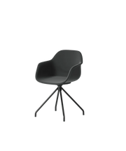 Chaise de Réunion FourMe - Piétement 4 Branches - Coque Entièrement Rembourrée