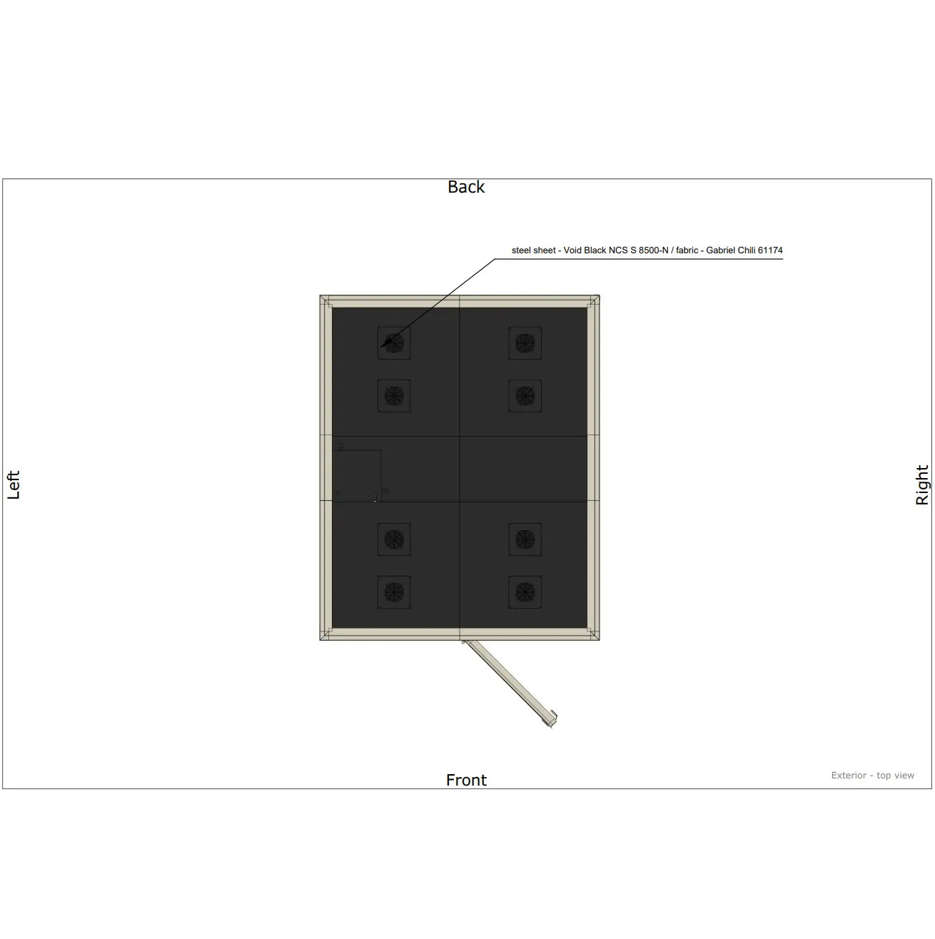 Mute Modular 2x2,5 - Reception Workstation