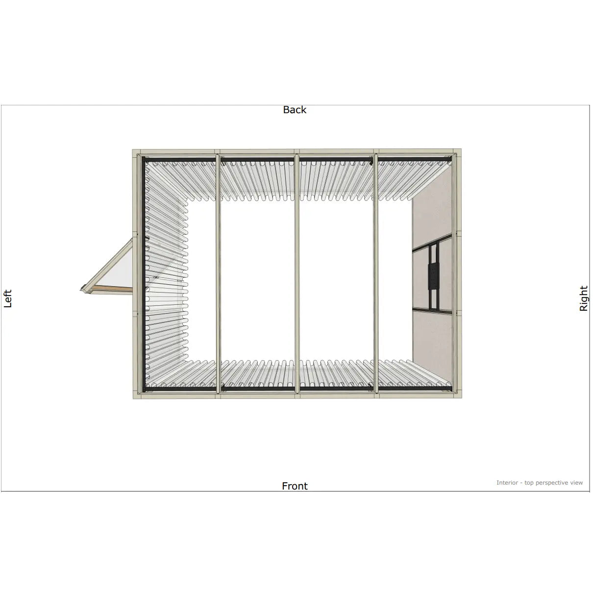 Mute Modular 4x3 - Meeting Box - 8 Pax