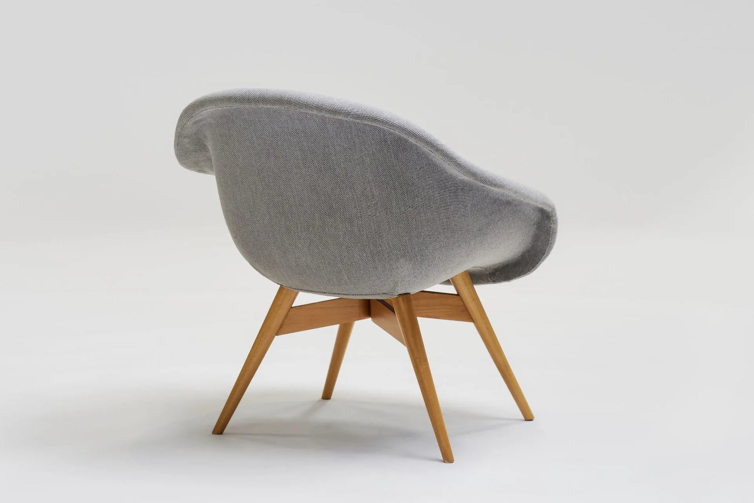 Fabric armchair by Miroslav Navratil