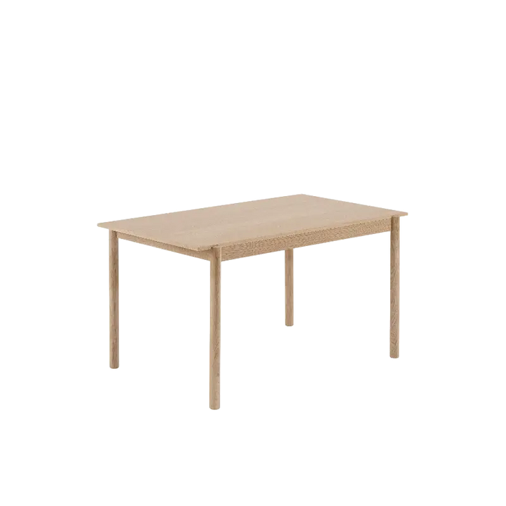 Table en bois linéaire