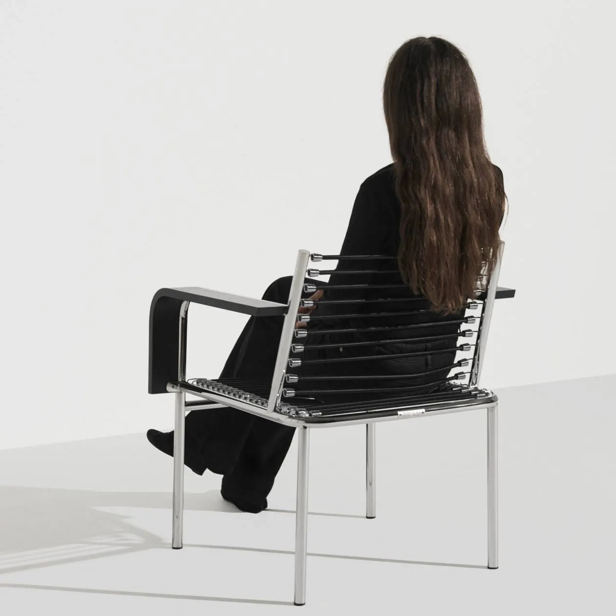 Fauteuil Sandows avec Accoudoirs en Bois