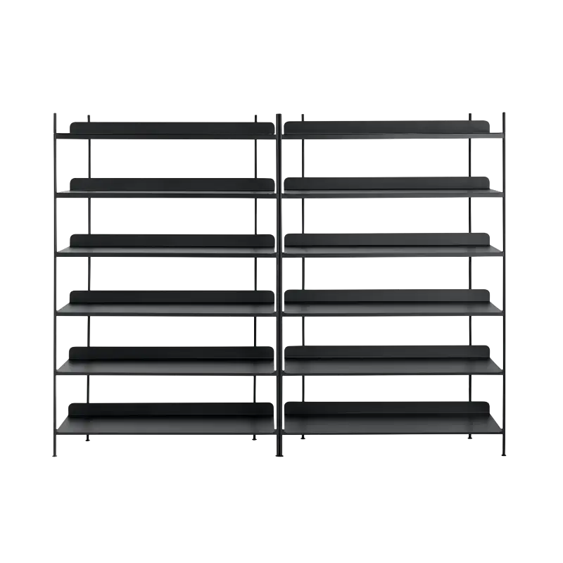 Compile Shelving System - Configuration 8 - Black