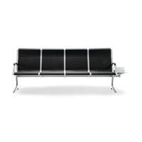 Passport Polyurethane 4 Seats Bench with Armrest