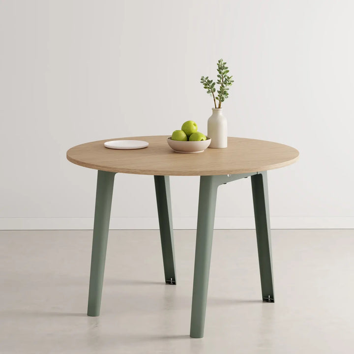 New Modern Round Table Ø110cm - Reclaimed Wood