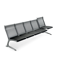 Passport Steel 5 Seats Bench with Armrest