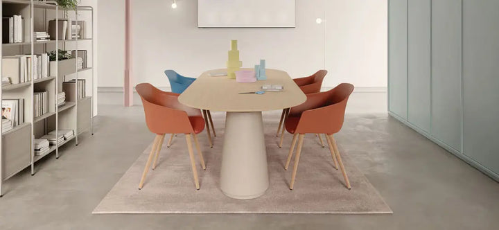Dorik Meeting Table - Oval 240x120 H74