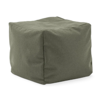 Soft Small Square Pouf