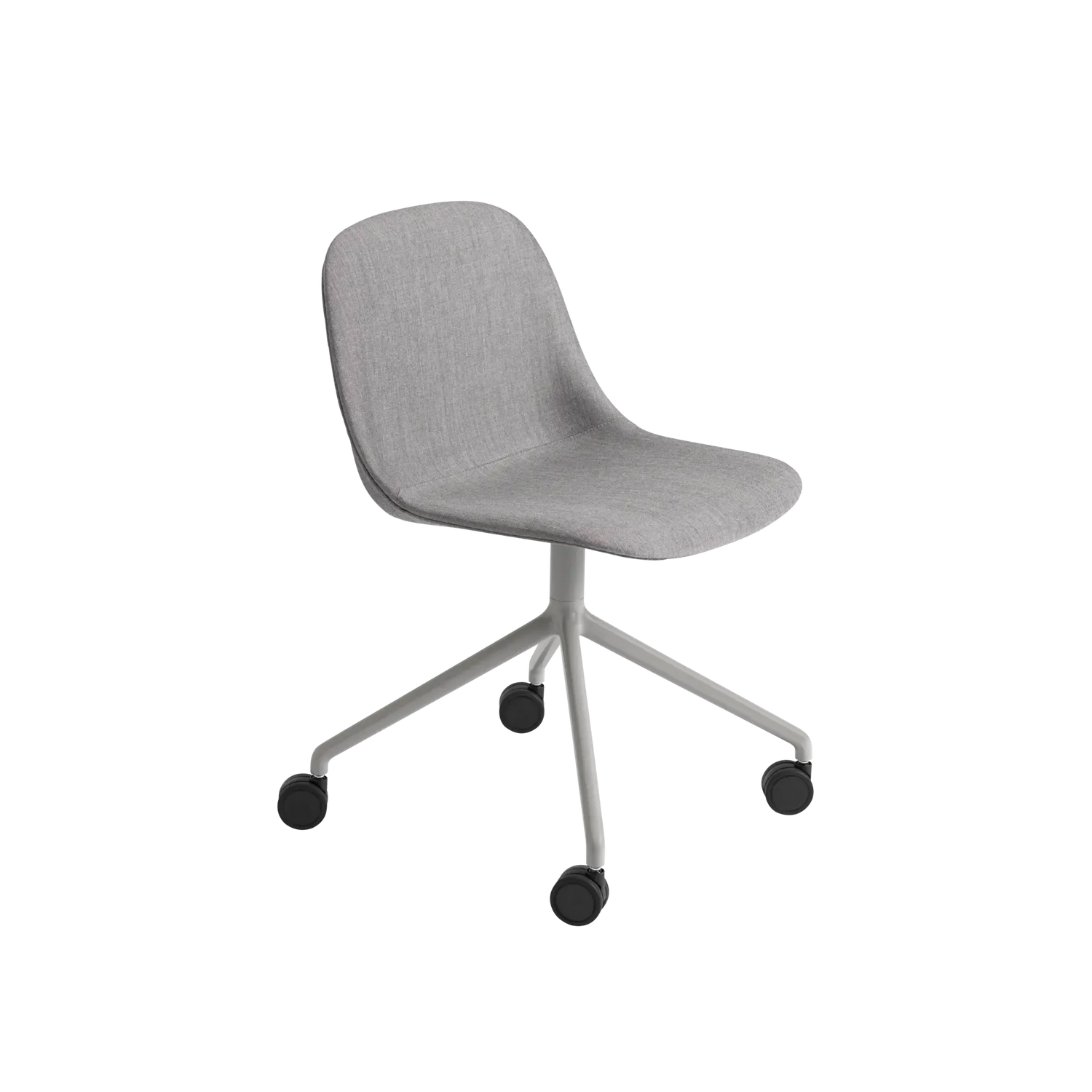 Chaise d'appoint en fibre Base pivotante avec roulettes