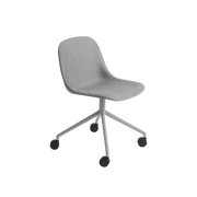 Chaise d'appoint en fibre Base pivotante avec roulettes