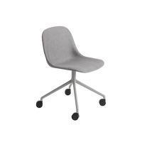 Chaise d'appoint en fibre Base pivotante avec roulettes