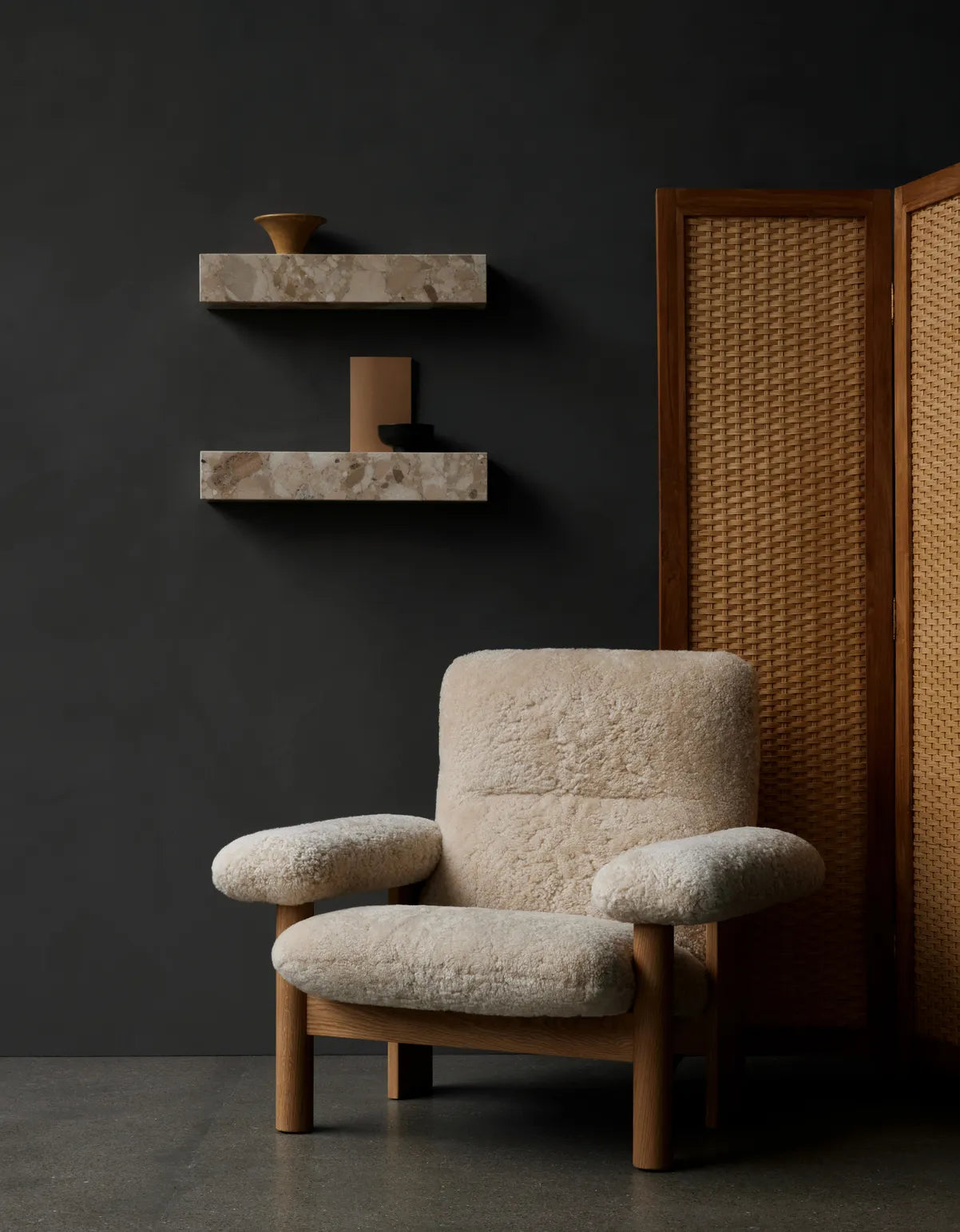 Plinth Shelf - Marble