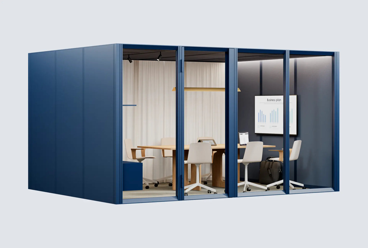 Mute Modular 4x3 - Glass Walls VSG 0.8 cm