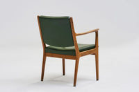 Walnut dining chair by Karl-Erik Ekselius, 1960s