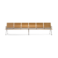 Transit Plywood 6 Seats High Backrest Without Armrest