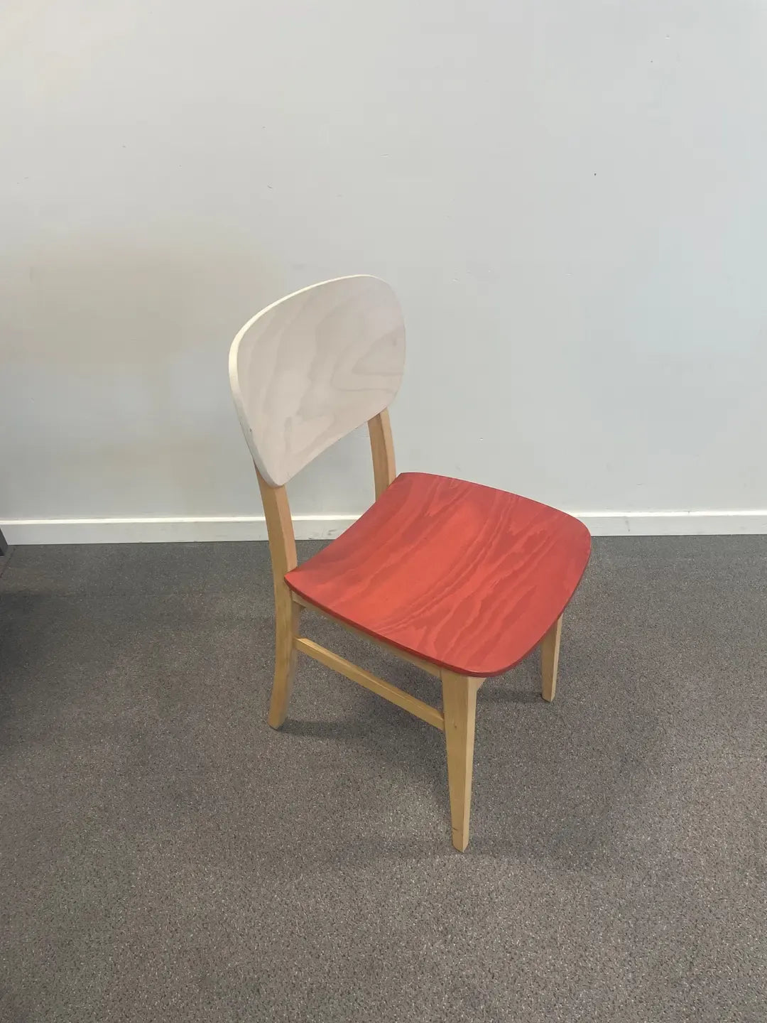Zcreation Wood Multi Color Cantine Chair