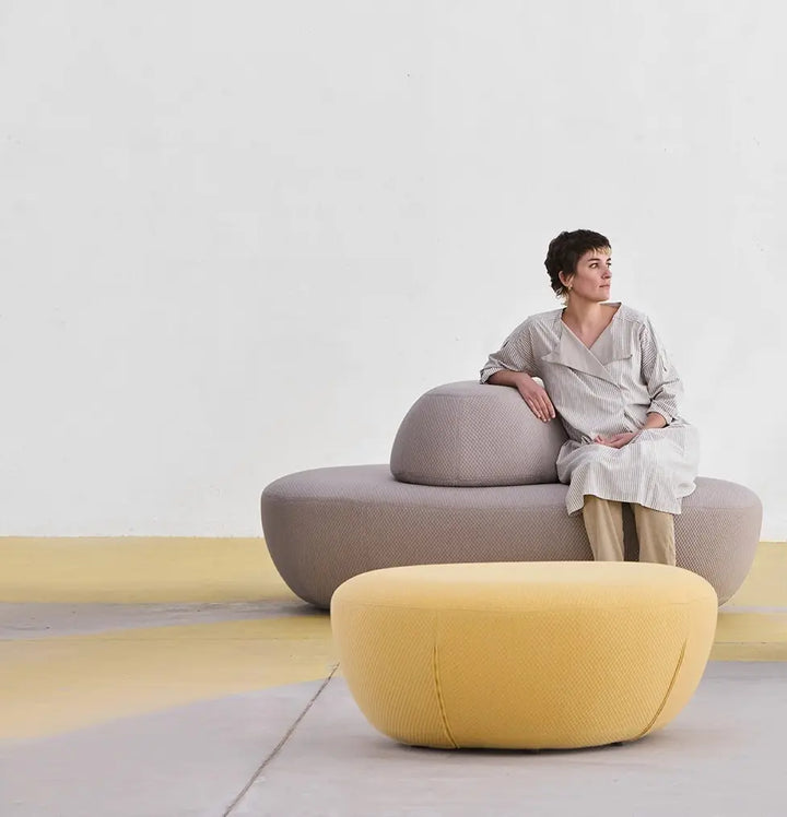Sisters Pouf Large With Backrest