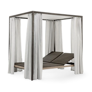 Allaperto Mountain Etwick Lounge Bed With Canopy
