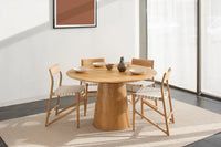 Table ronde en forme de champignon