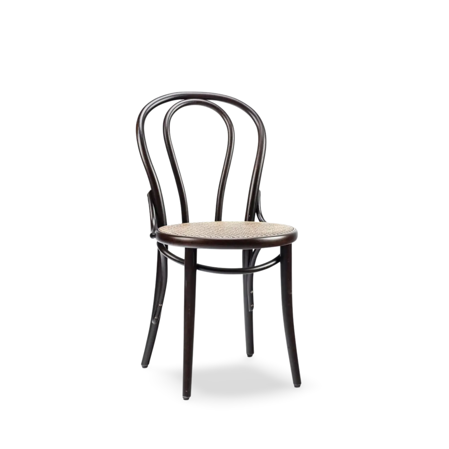18 Chair - Veneer/ Solid Wood & Cane Seat