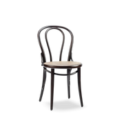 18 Chair - Veneer/ Solid Wood & Cane Seat