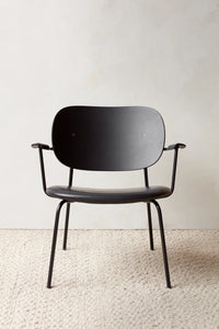 Co Lounge Chair - Base 4 pieds Siège rembourré avec accoudoirs