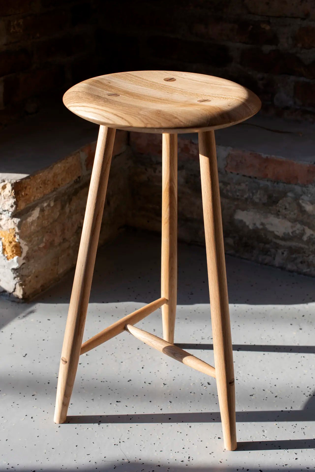 Tabouret de bar et de comptoir Blanc