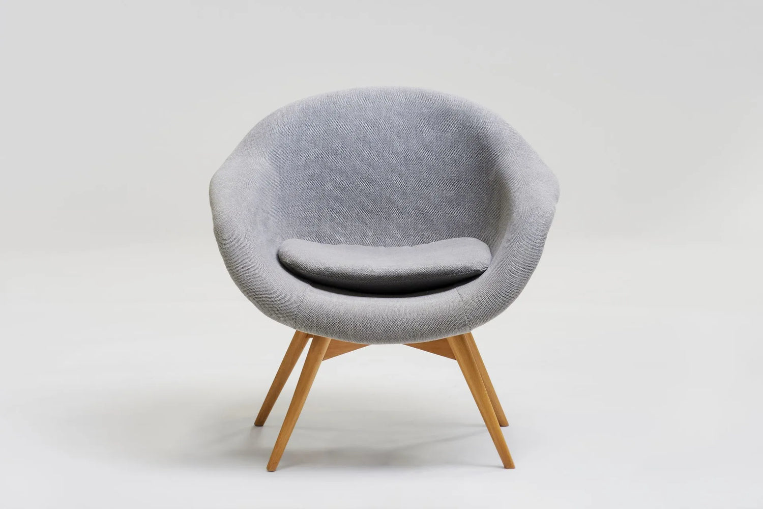 Fabric armchair by Miroslav Navratil