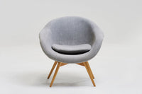 Fabric armchair by Miroslav Navratil
