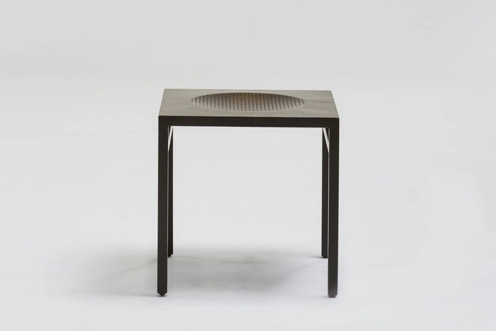 Aluminium stool 'Synthèse 2' by Christian Duc