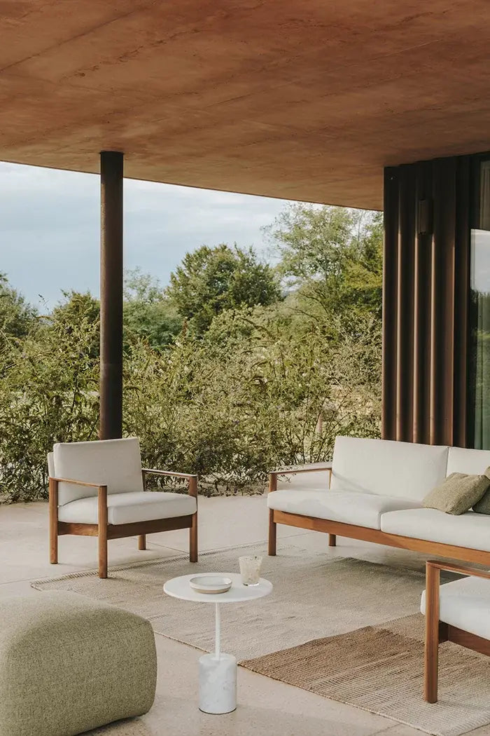 10:30 ED163 - 2-Seater Extended Outdoor Sofa