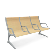 Passport Plywood 3 Seats Bench with Armrest