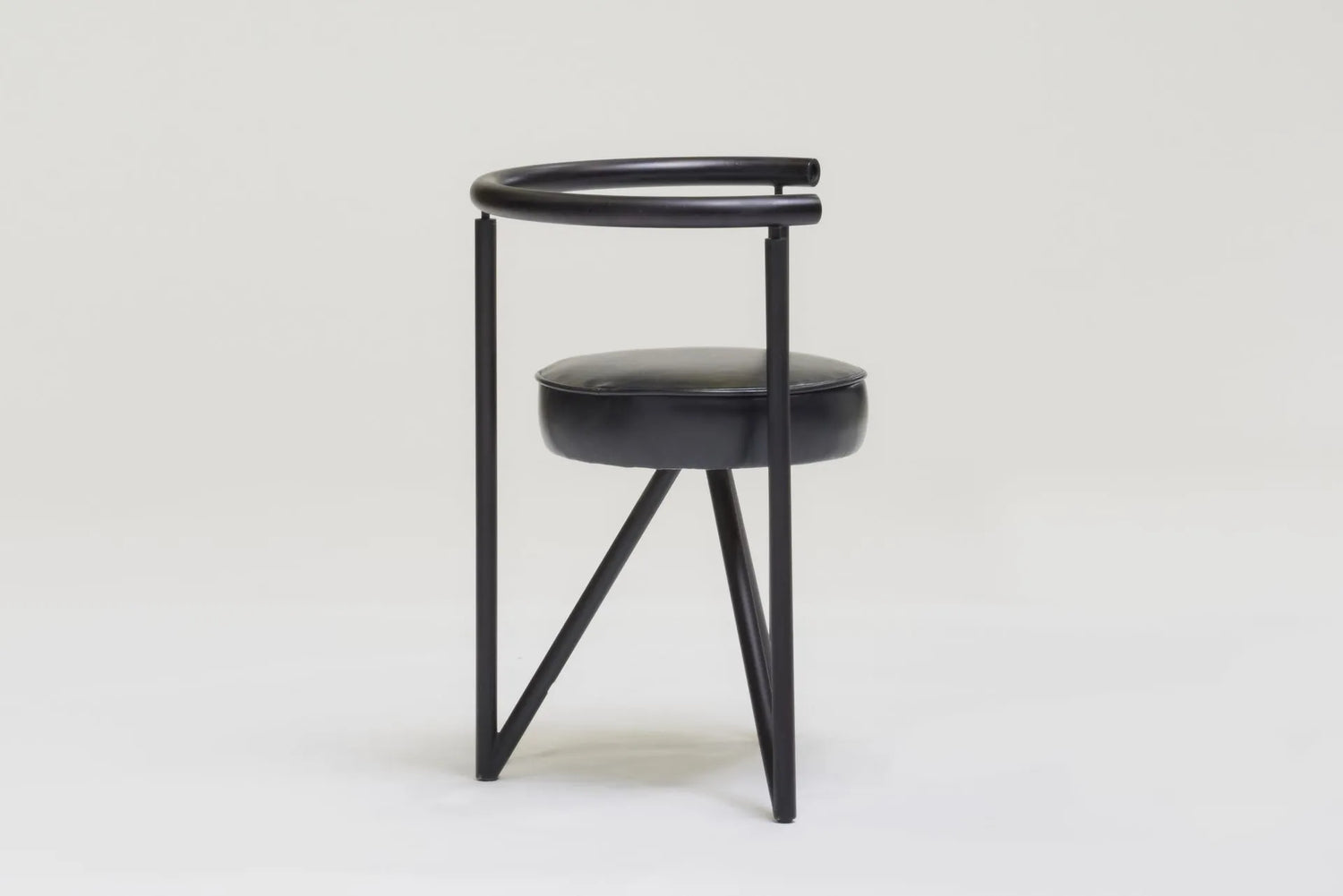 Set of 4 metal dining chairs 'Miss Dorn' by Philippe Starck