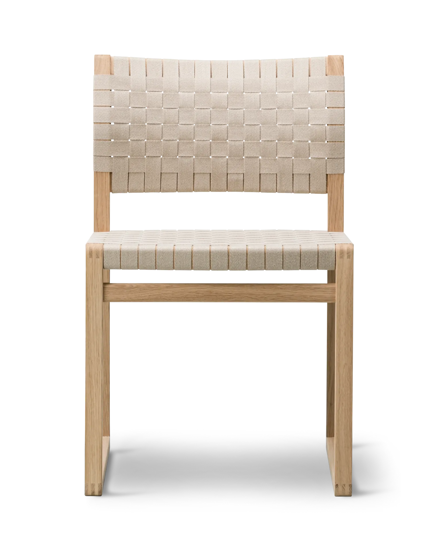 Chaise BM61 en rotin, modèle 3261