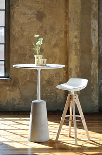 Tabouret Flow Base en bois