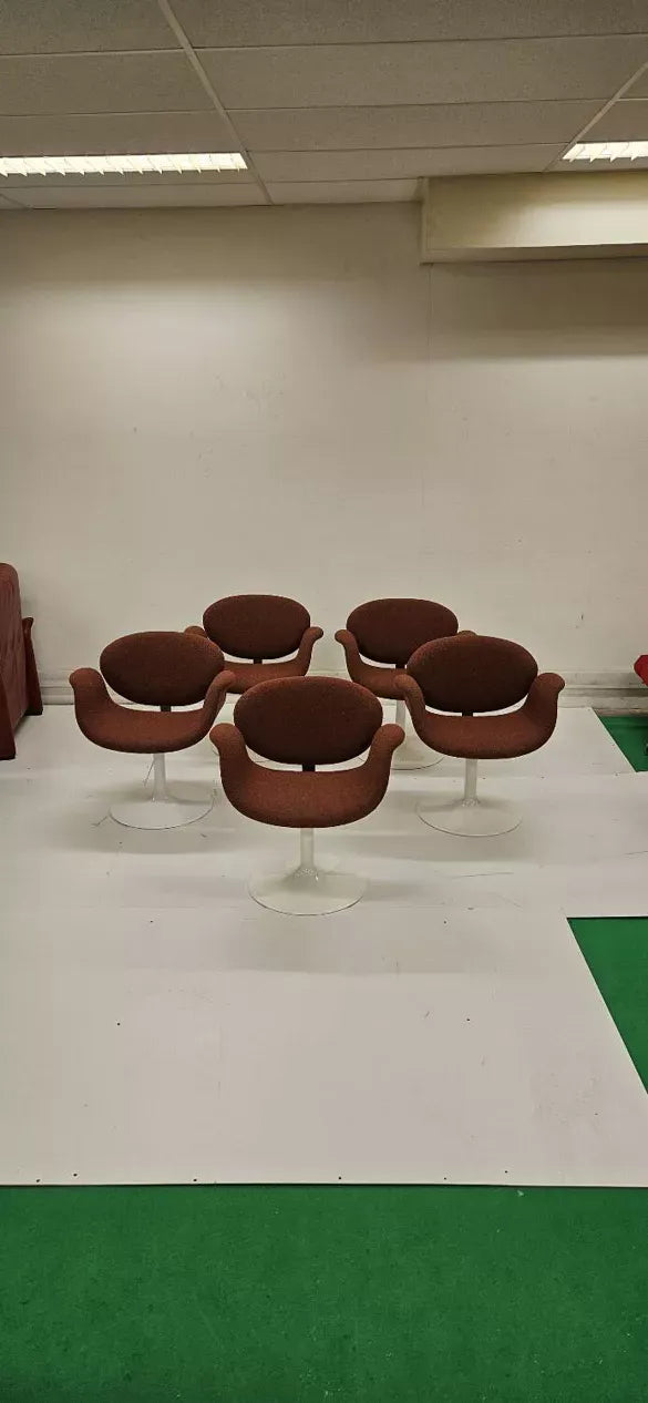 Set of Pierre Paulin Little Tulip Chairs by Artifort