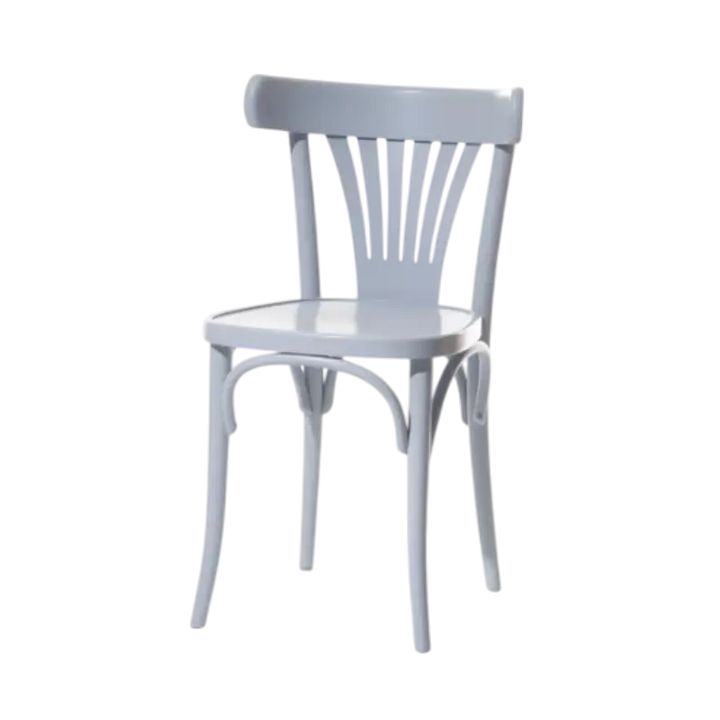 56 Chaise - Dossier Et Assise En Bois Massif/placage
