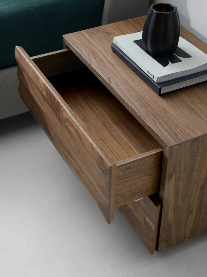 Modi Bedside Table With 2 Drawers Width 55