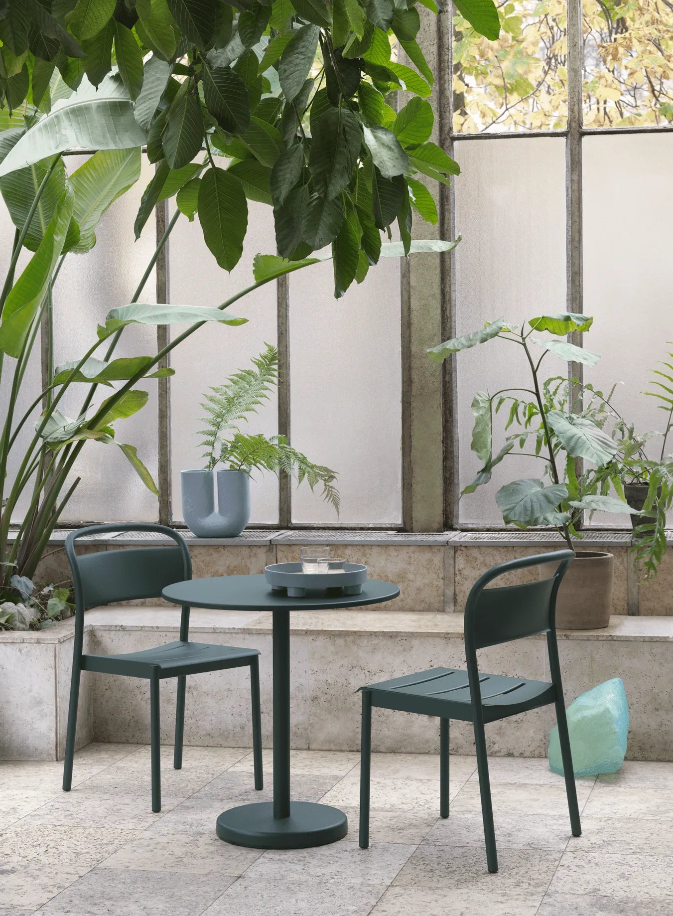 Chaise de Table Linear en Acier 