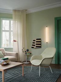 Fiber Lounge Armchair - Tube Base