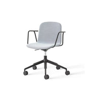 Sky Armchair 5 Star Base with Castors Upholstered