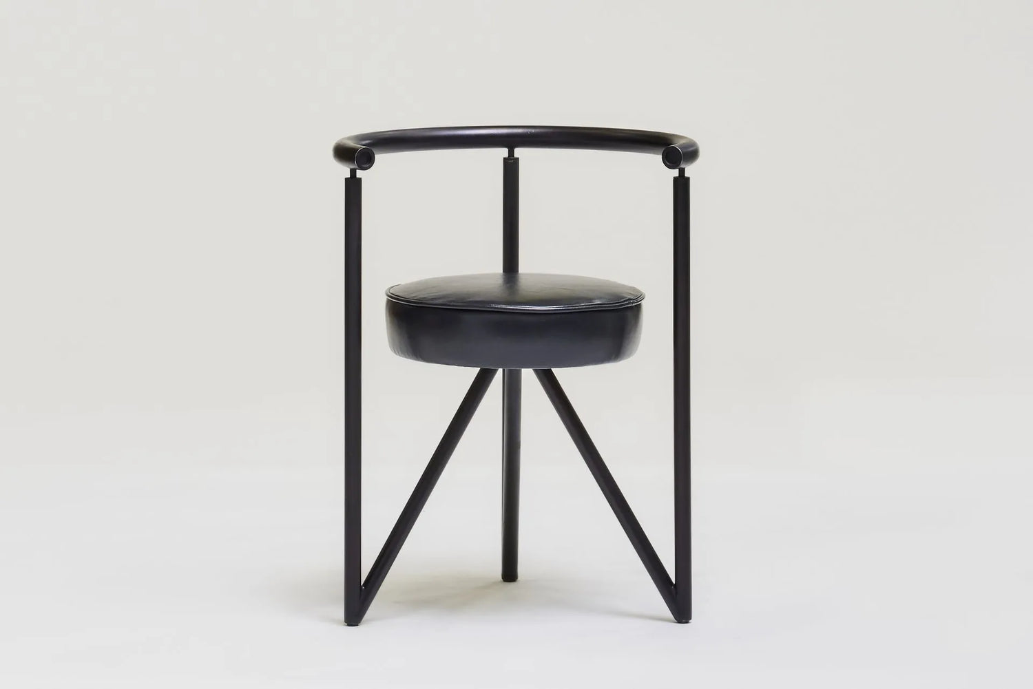 Set of 4 metal dining chairs 'Miss Dorn' by Philippe Starck