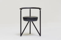 Set of 4 metal dining chairs 'Miss Dorn' by Philippe Starck