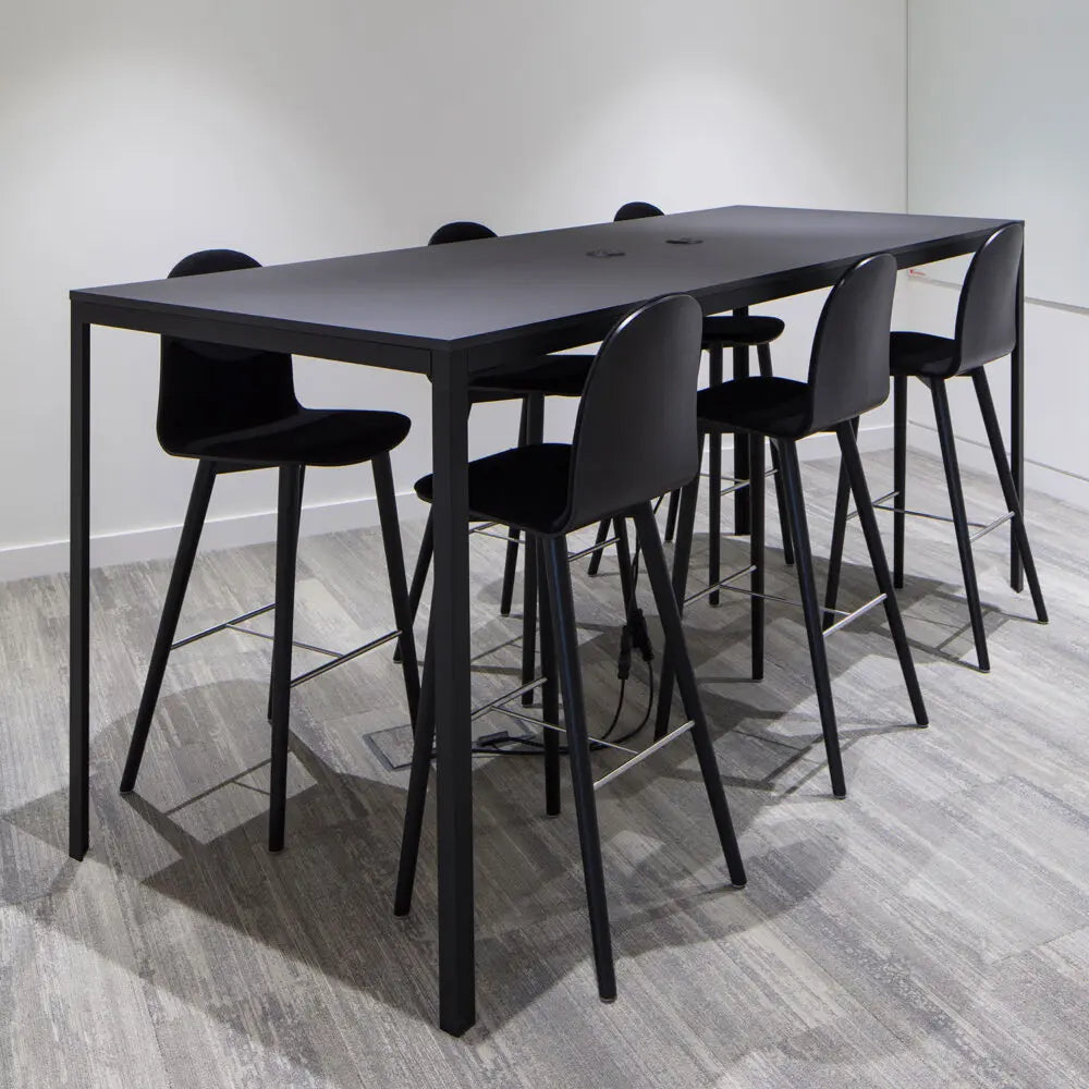 Nam Nam Tabouret de bar en bois à dossier haut