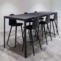 Nam Nam Tabouret de bar en bois à dossier haut