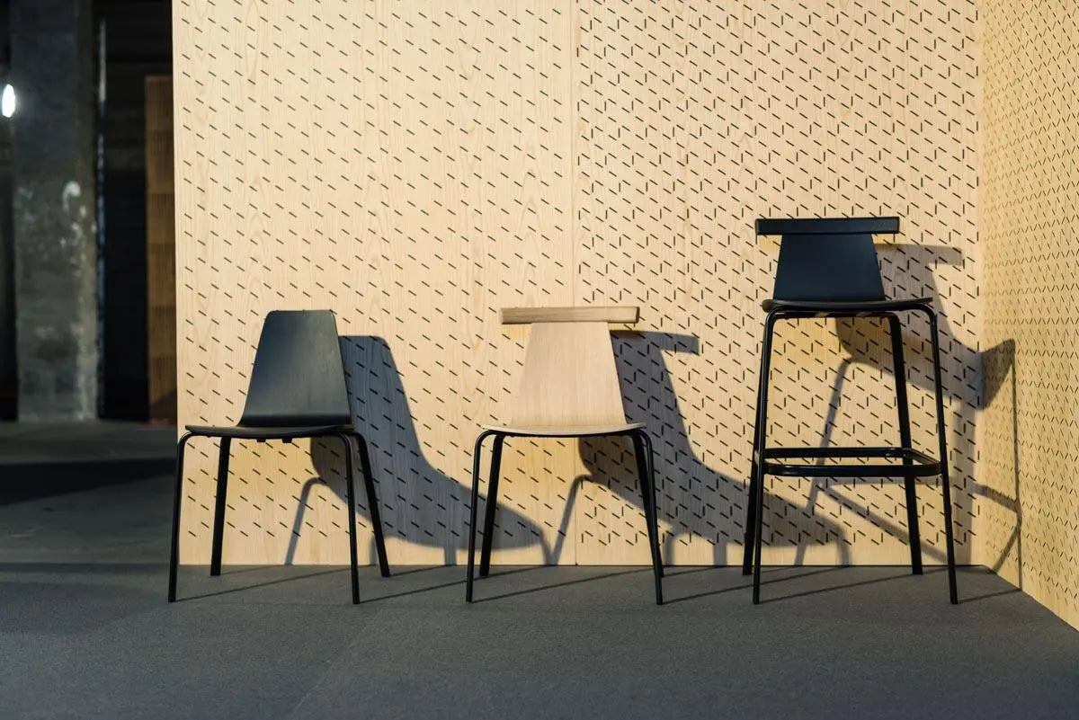 Tabouret de bar Atal - Front Upholstered