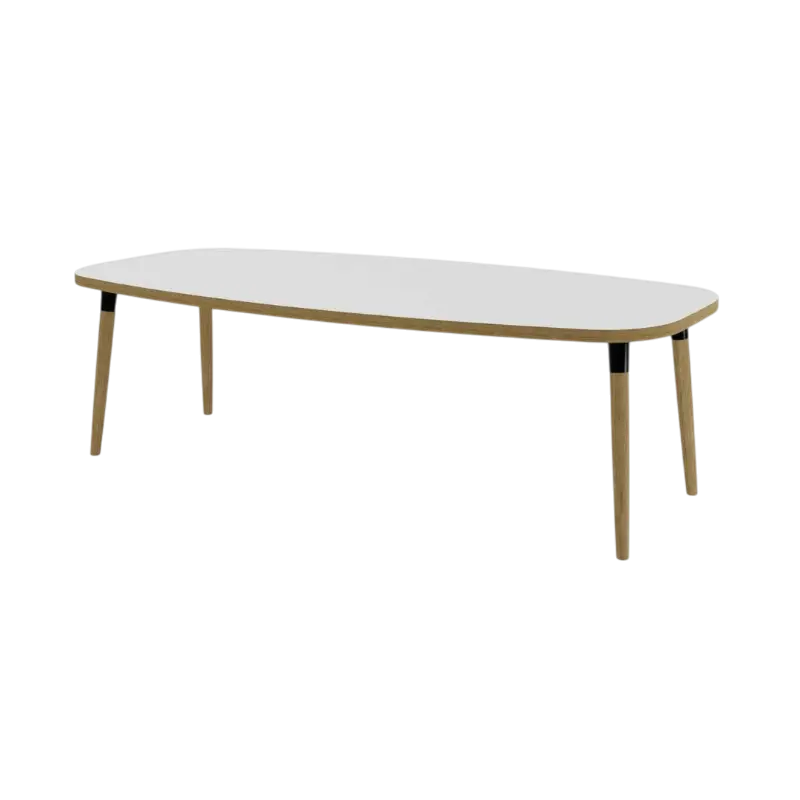 Scala Barrell Table 1 plateau et 6 pieds - Profondeur 120