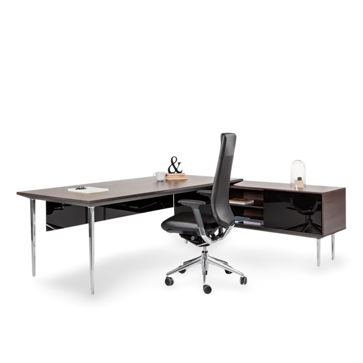 Bureau Longo Avec Support D'armoire - Executive