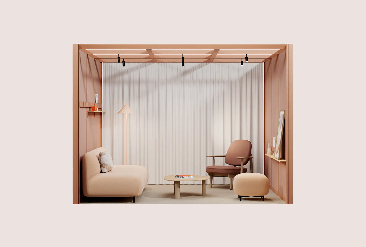 Mute Modular 3x3 Open Wall