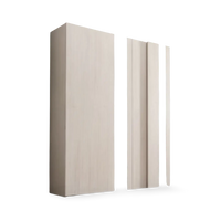 Armoire Domino avec 2 portes coulissantes et 2 miroirs